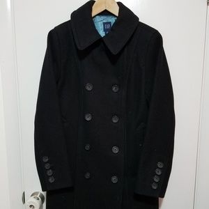 Vintage Gap Women's Long Wool Pea Coat